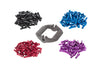 GSport Taper-Hex Nipples (Anodized Black)