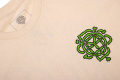 Odyssey Sewer Gas Tee (Natural w/ Gray + Green + Red Ink)