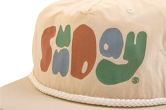 Sunday Papercuts Hat (Soft Khaki w/ Blue + Green + Orange Ink)