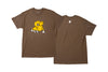 Sunday S-Man Tee (Brown Savana w/ Black + Yellow + White Ink)