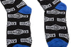 Sunday Cornerstone All-Over Crew Socks (Black/White)