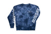 Sunday Rockwell Box Crewneck Sweatshirt (Tie-Dye Navy)